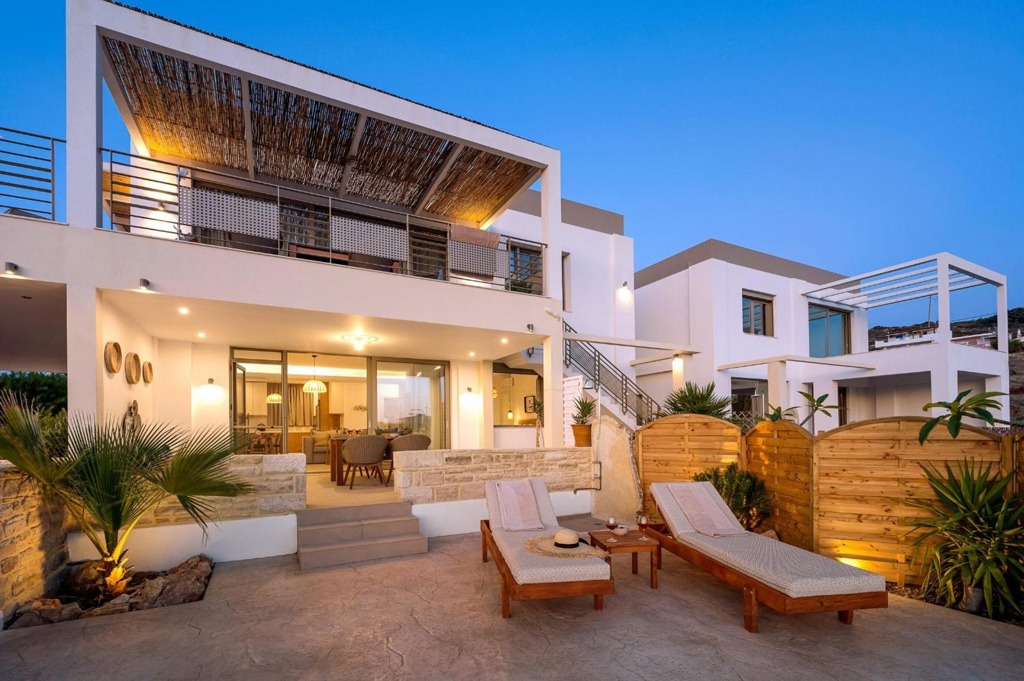 Ammokrinos Luxury Homes,150M From The Beach Kalamaki  Exteriör bild