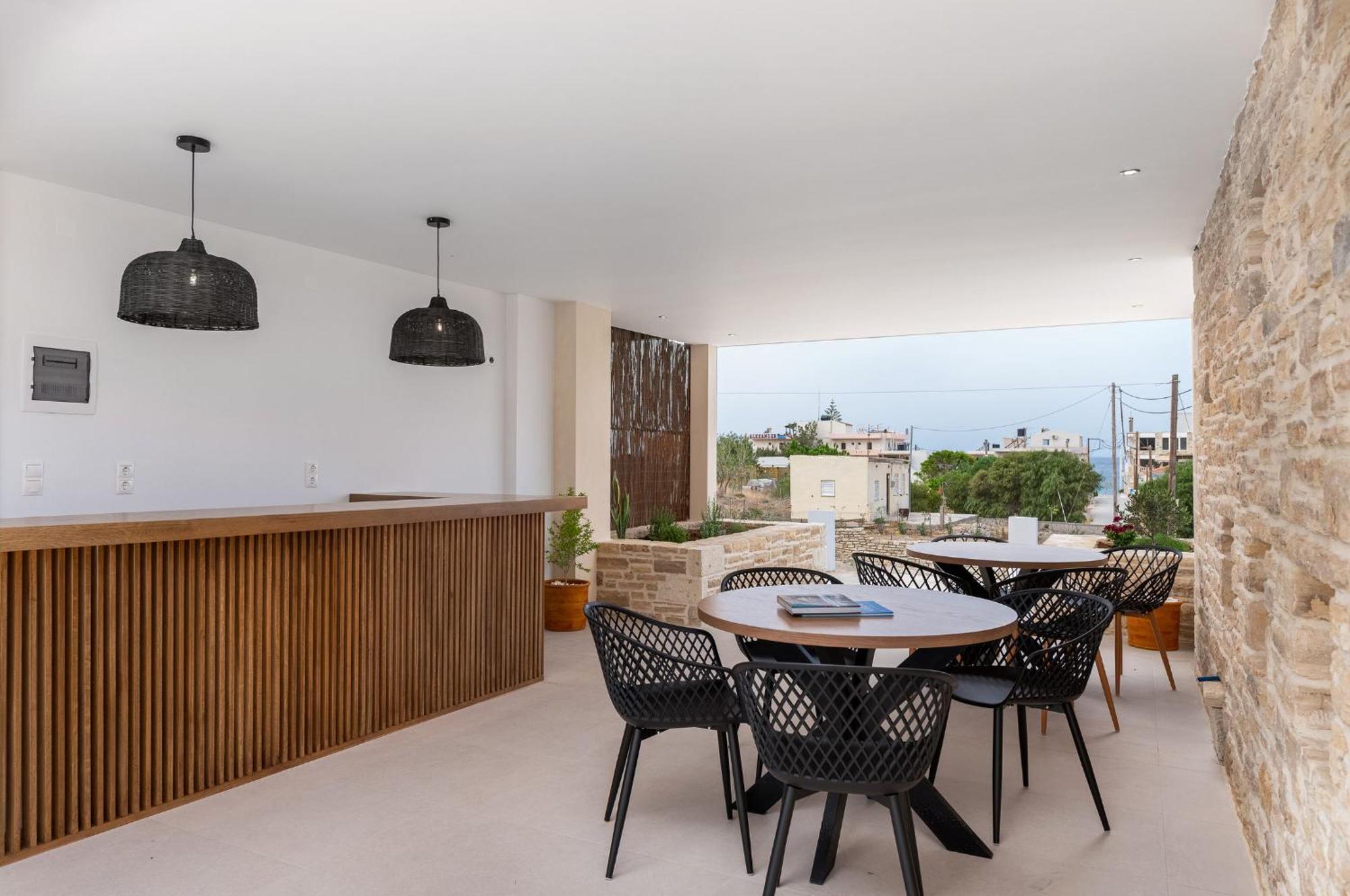 Ammokrinos Luxury Homes,150M From The Beach Kalamaki  Exteriör bild