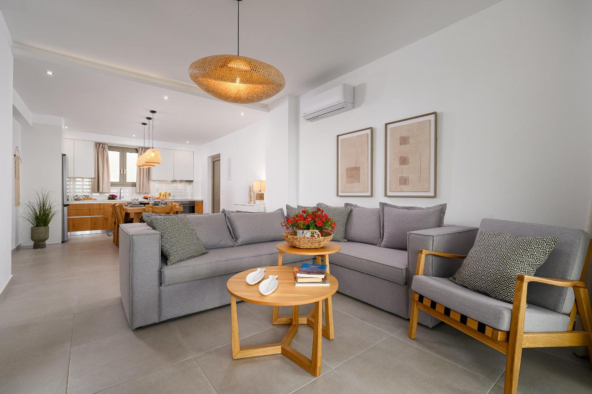 Ammokrinos Luxury Homes,150M From The Beach Kalamaki  Exteriör bild