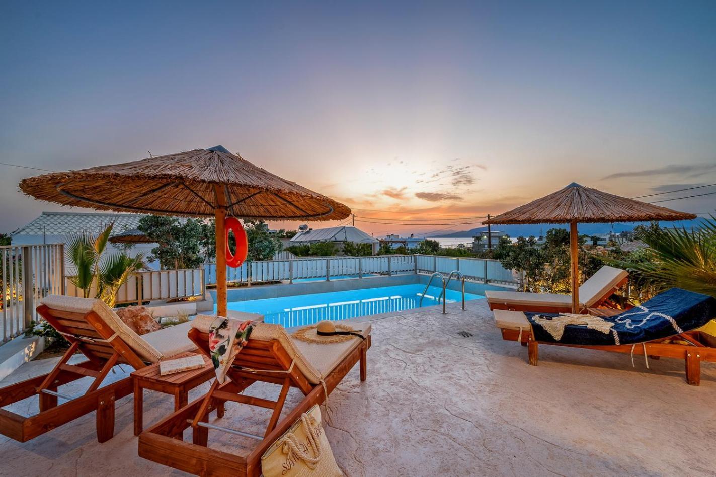 Ammokrinos Luxury Homes,150M From The Beach Kalamaki  Exteriör bild