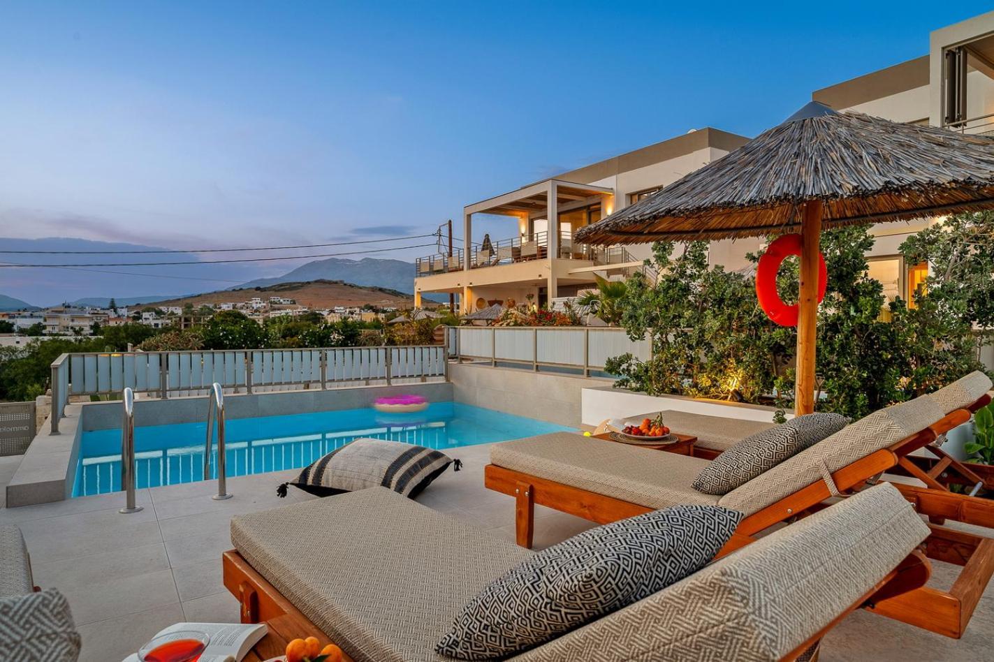 Ammokrinos Luxury Homes,150M From The Beach Kalamaki  Exteriör bild